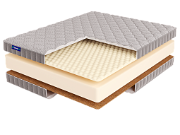 Матрас FOAM 18 Massage Cocos 200x200 19045 жесткий высотой 22 см 500_191_1745540